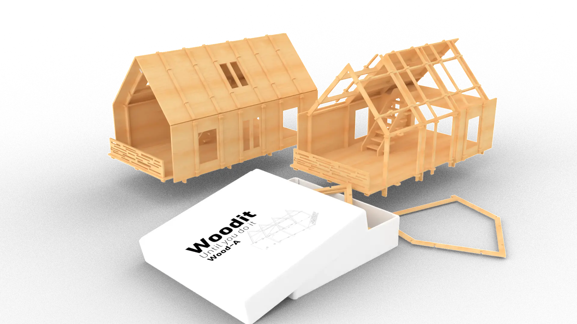 Woodit architectural model concept