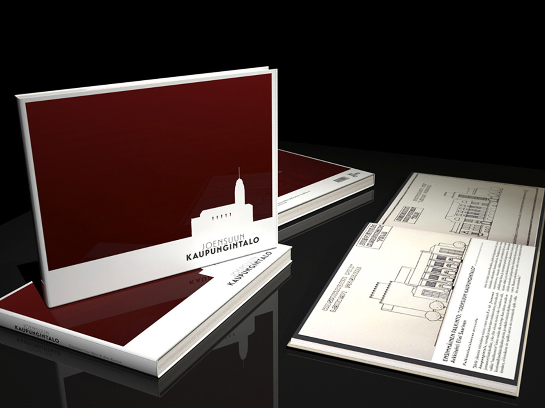 Visualisation of the original Joensuu City Hall book